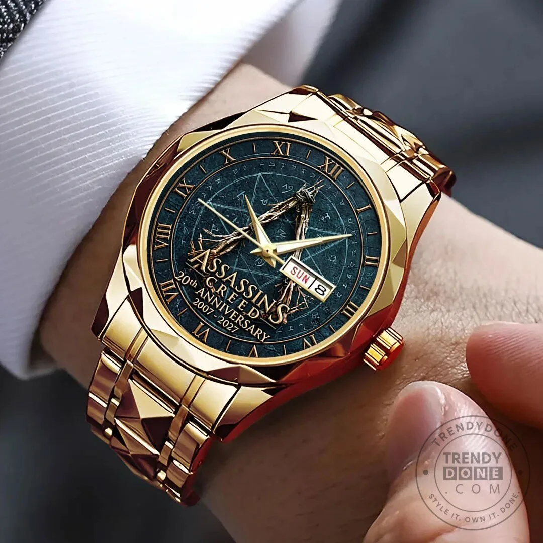 20th Anniversary Quartz Watch in Gold Tone Stainless Steel - Assassin's Creed Edition 9 20th Anniversary Quartz Watch in Gold Tone Stainless Steel - Assassin