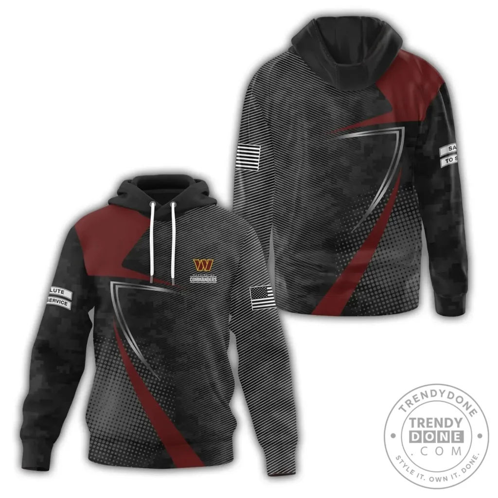 Military Camouflage Hoodie for Washington Commanders Salute To Service Edition Military Camouflage Hoodie for Washington Commanders Salute To Service Edition