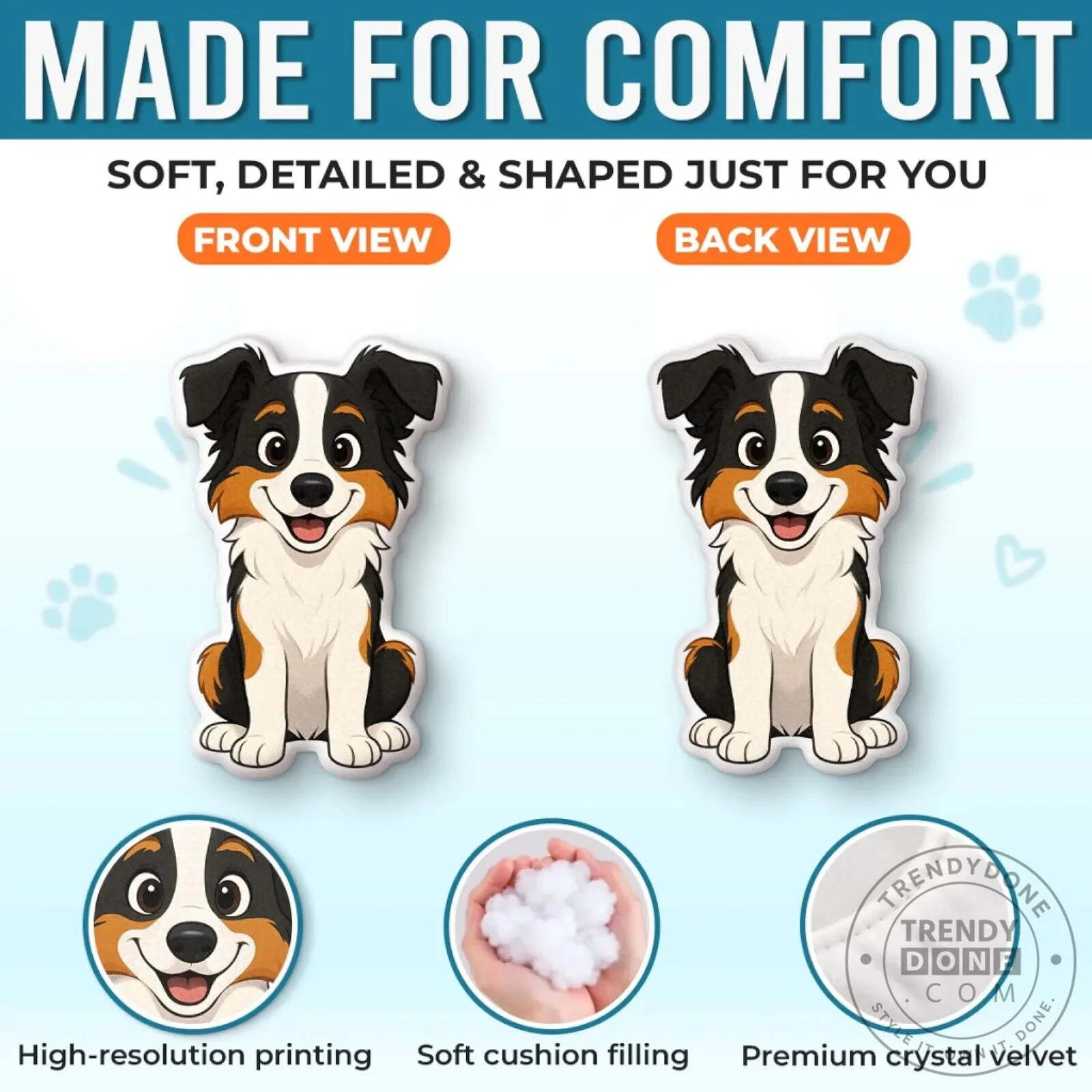Personalized Cartoon Puppy Dog Shaped Pillow for Dog Lovers and Pet Owners 15 Personalized Cartoon Puppy Dog Shaped Pillow for Dog Lovers and Pet Owners