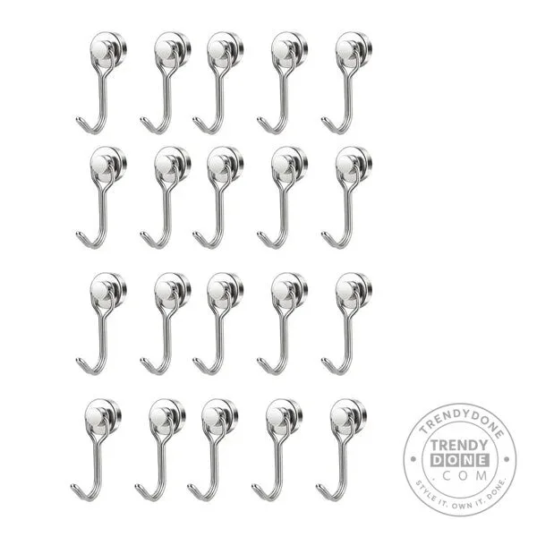Heavy Duty Magnetic Swivel Hooks for Refrigerator and Office Organization 13 Heavy Duty Magnetic Swivel Hooks for Refrigerator and Office Organization