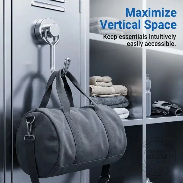 Heavy Duty Magnetic Swivel Hooks for Refrigerator and Office Organization 14 Heavy Duty Magnetic Swivel Hooks for Refrigerator and Office Organization