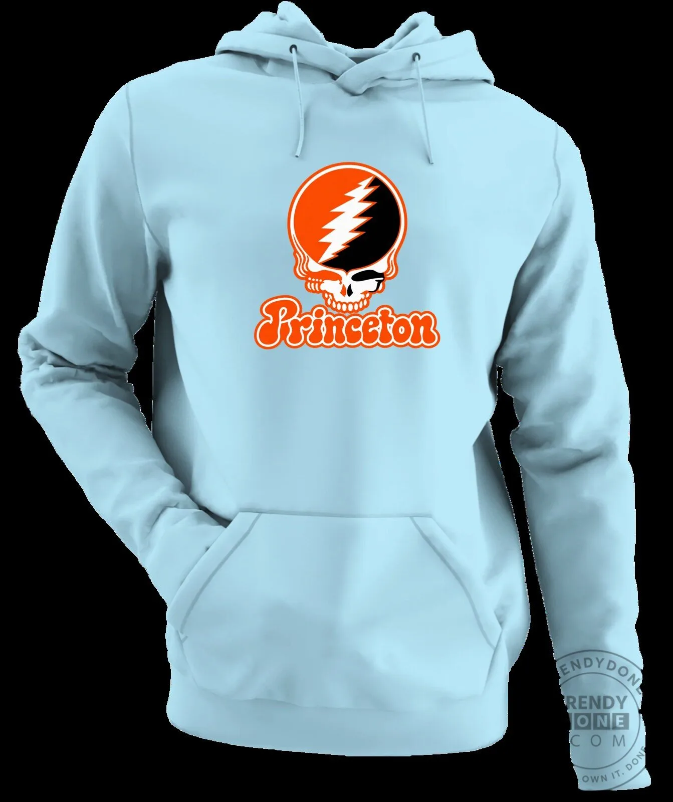 Princeton University Grateful Dead Steal Your Face Light Blue Hoodie