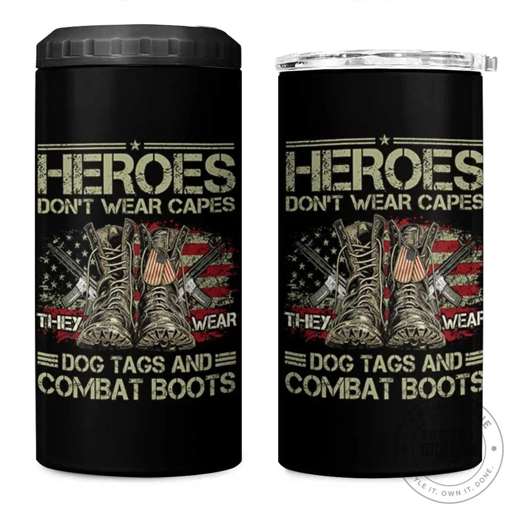 Combat Boots and Dog Tags: Tumblers for Heroes Who Don't Wear Capes