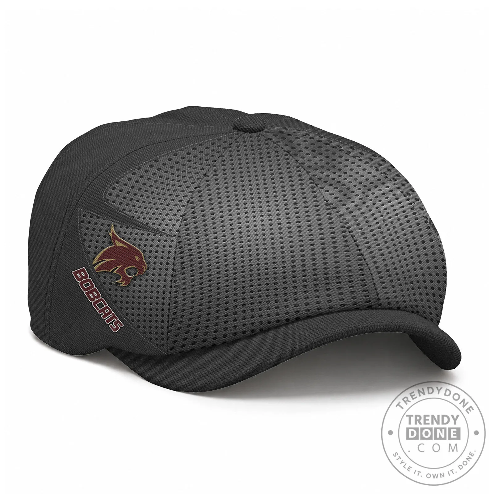 Texas State Bobcats NCAA Newsboy Cap with Embroidered Logo 6 Texas State Bobcats NCAA Newsboy Cap with Embroidered Logo