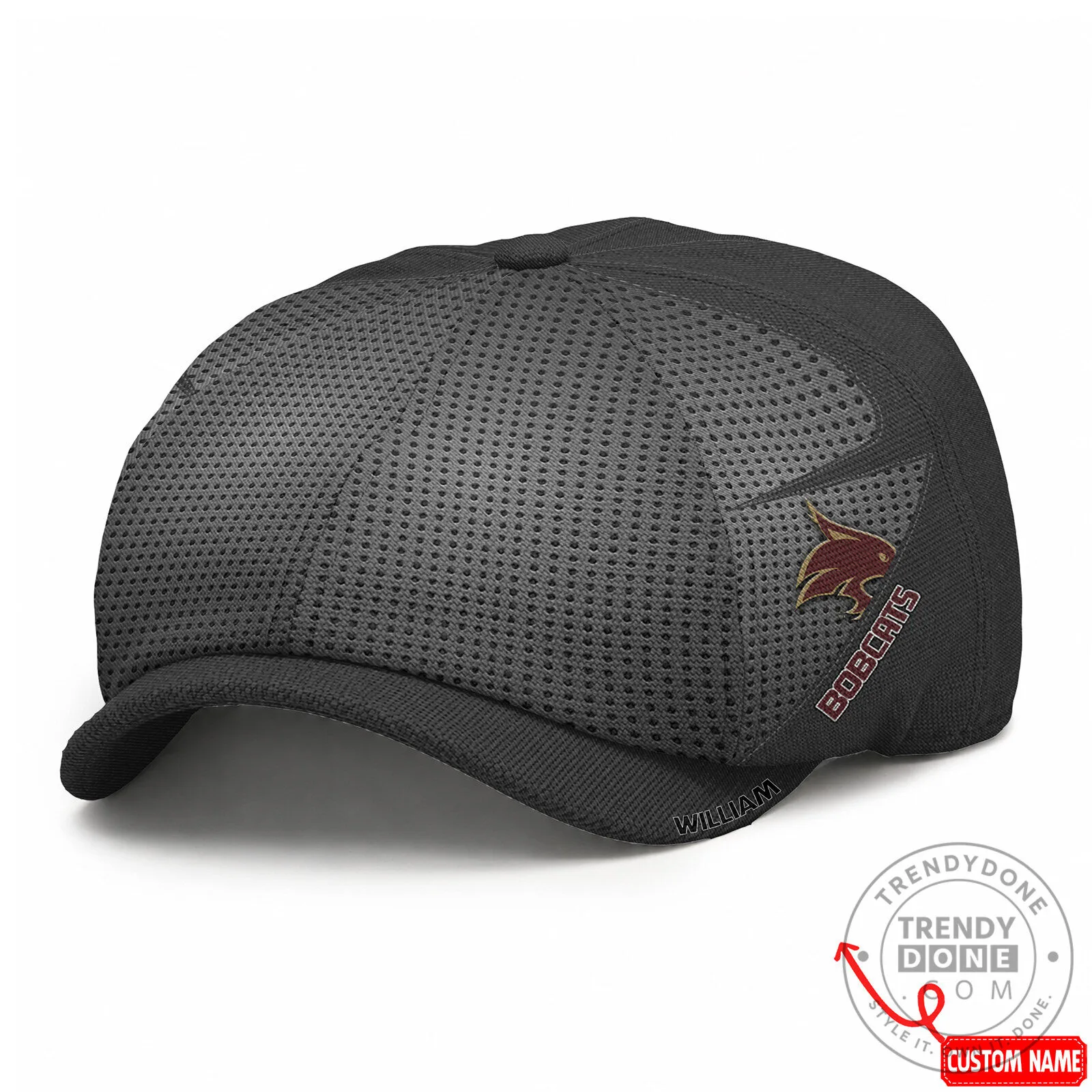 Texas State Bobcats NCAA Newsboy Cap with Embroidered Logo 8 Texas State Bobcats NCAA Newsboy Cap with Embroidered Logo