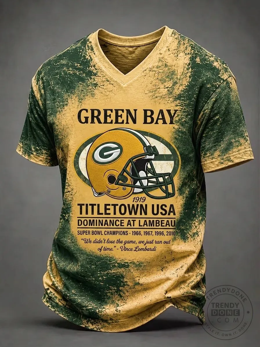 Green Bay Packers Titletown USA Dominance at Lambeau Football T-Shirt