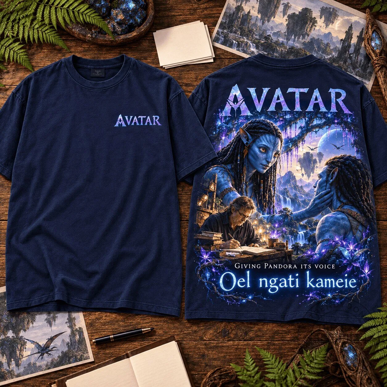 Avatar Pandora Na'vi Artwork Premium Graphic T-Shirt for Fans Who Hear Its Voice